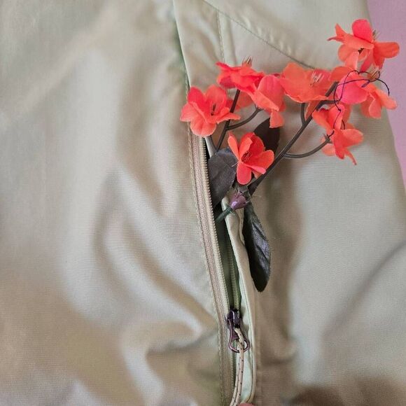 Eddie Bauer Womens WeatherEdge Hooded Rain Jacket Light Green 2XL - Picture 5 of 12